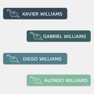 Custom Name Simple Kids Clothes Labels