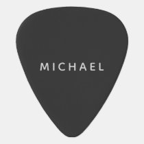 Custom Name Simple Modern Guitar Pick