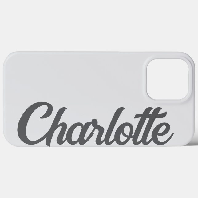 Custom Name Simple Modern Minimal Merry Christmas Case-Mate iPhone Case (Back (Horizontal))