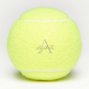 Custom Name Simple Tennis Balls