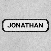 Custom Name Simple Text Your Words Patch