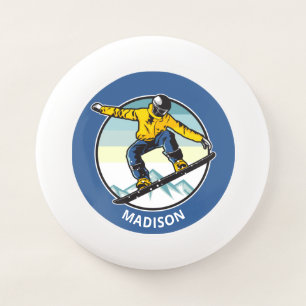 Custom name SNOWBOARDER Wham-O Frisbee