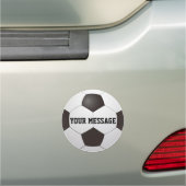 Custom Name Soccer Ball Football Team Car Magnet (In Situ)