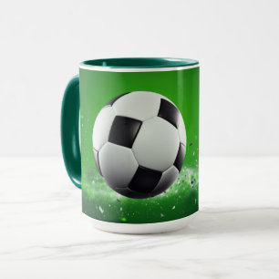 Custom Name Soccer Ball Mug