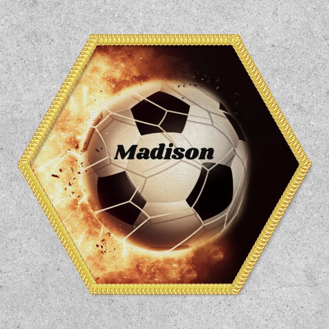 Custom name Soccer Goal Patch (Front)