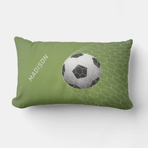 Custom name Soccer Goal pillows