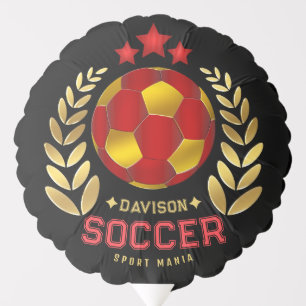 Custom Name Soccer Logo Balloon