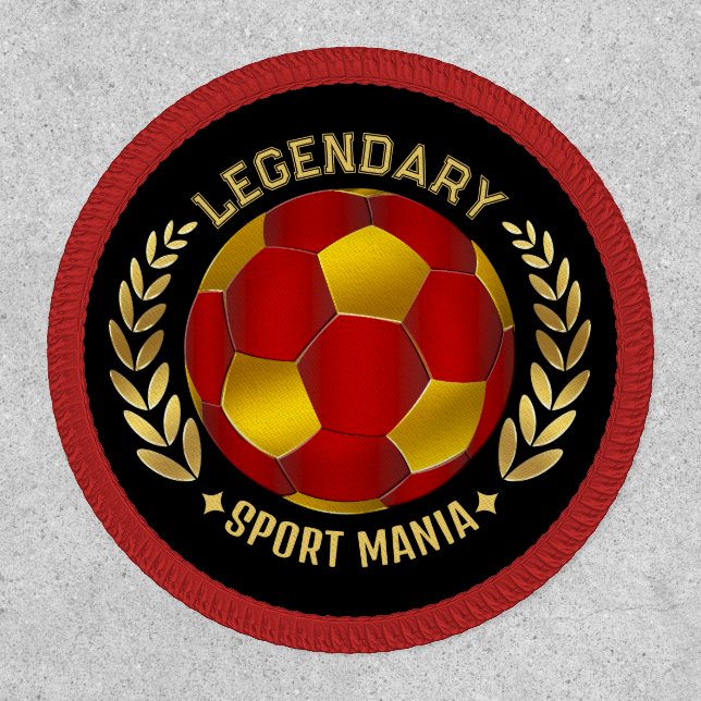 Custom Name Soccer Logo Patch (Front)