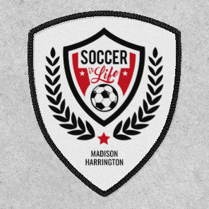 Custom name Soccer Logo Patch