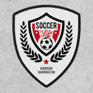 Custom name Soccer Logo Patch