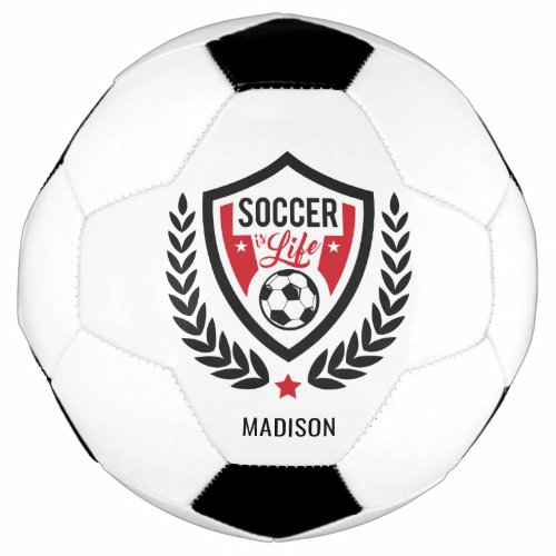 Custom name Soccer Logo soccer ball