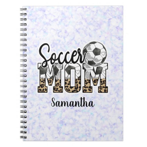 Custom Name Soccer Mom  Mothers Day Notebook