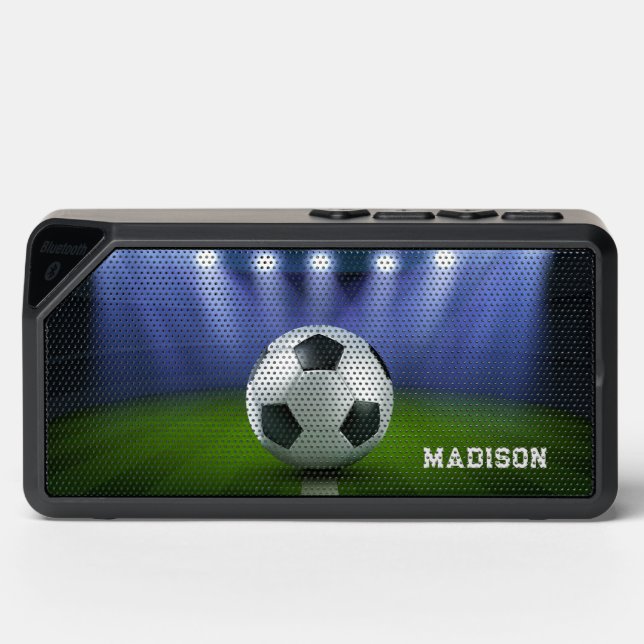Custom Name Soccer Stadium Bluetooth Speaker (Front)