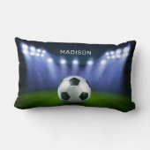 Custom name Soccer Stadium pillows | Zazzle