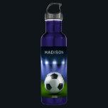 Custom name Soccer Stadium water bottles<br><div class="desc">See my store for more sports items.</div>