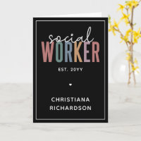 Custom Name Social Worker graduation Gifts