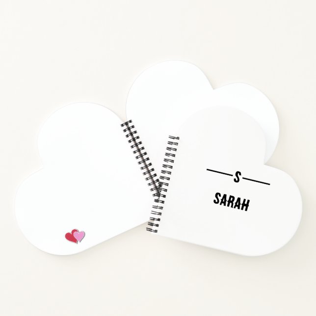 Custom Name Spiral Notebook – Simple & Stylish (Inside)