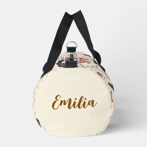 Custom Name Spooky School Bag