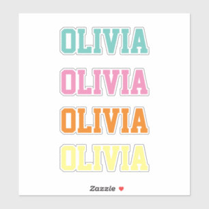 Custom Name Sticker