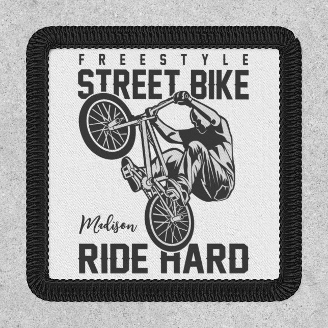 Custom name Street Bike Patch (Front)