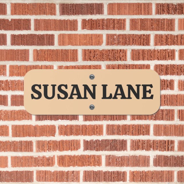 CUSTOM NAME STREET SIGN (In Situ(Brick))