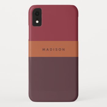 Custom Name Striped Phone Cases by PizzaRiia at Zazzle