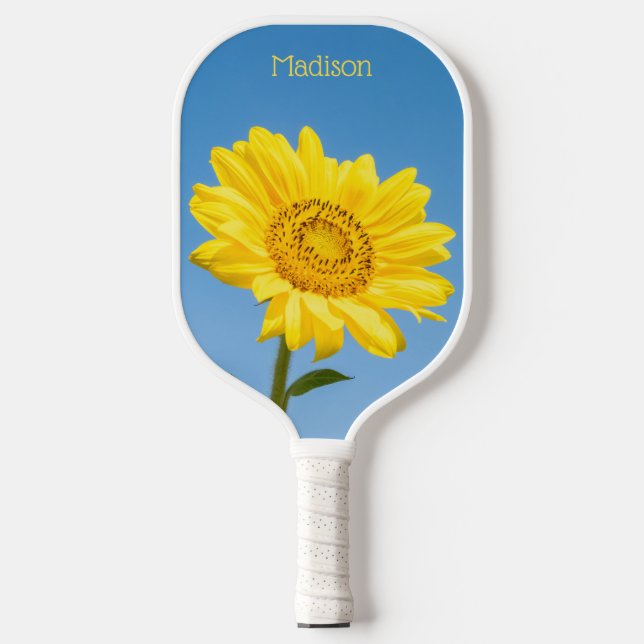 Custom name Sunflower Pickleball Paddle (Front)