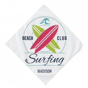 Custom name Surfing Bandana