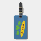 Custom name surfing theme travel luggage tags | Zazzle