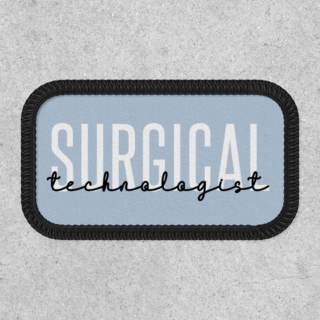 Custom Name Surgical Technologist Med Surg Tech  Patch (Front)