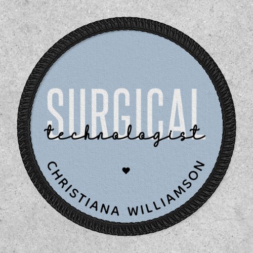 Custom Name Surgical Technologist Med Surg Tech Patch