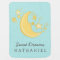 Custom Name Sweet Dreams Baby Blanket / Aqua
