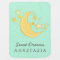 Custom Name Sweet Dreams Baby Blanket / Mint