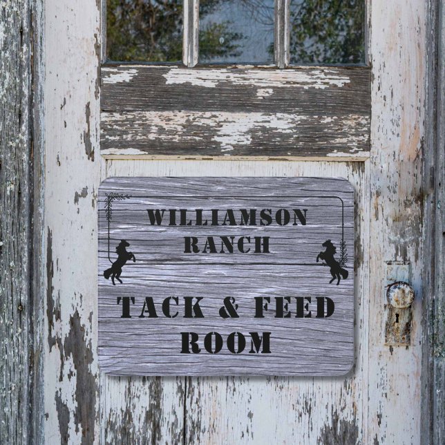 Custom Name Tack and Feed Room Barn Door Sign (Creator Uploaded)
