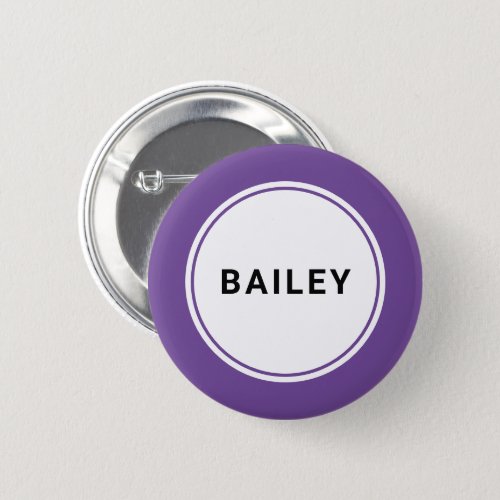 Custom Name Tag Badge Pin Button