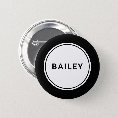 Custom Name Tag Badge Pin Button