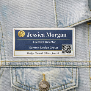 Custom Name Tags Elegant Event Badges