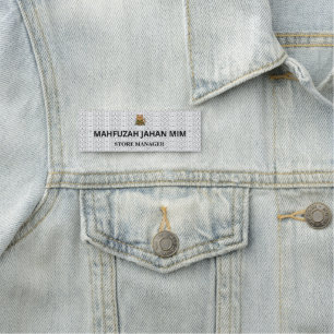Custom Name Tags • Magnetic Badges • Labels