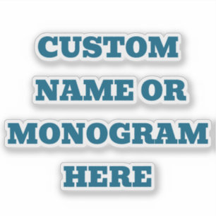 Custom Name Tags, Personalized Vinyl Sticker Label