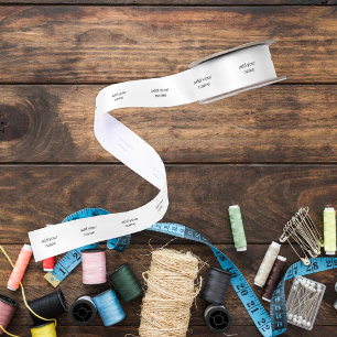 Custom Name Tape Sewing Ribbon Small Business