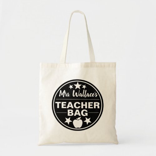 custom name teacher bag christmas gift fashion