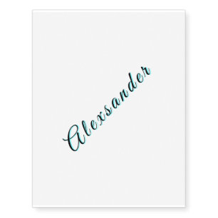 Custom Name Temporary Tattoos Template Your Font