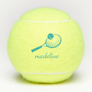 Custom Name Tennis Balls
