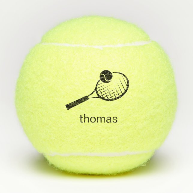 Custom Name Tennis Balls (Front)