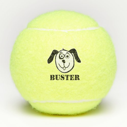 Custom name tennis balls for new pet dog