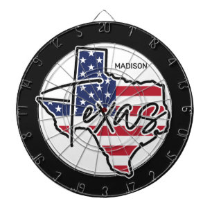 Custom Name Texas Dart Board