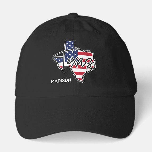 Custom Name Texas Hat (Front)