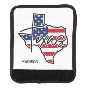 Custom Name Texas Luggage Handle Wrap