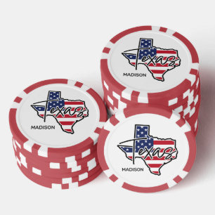 Custom Name Texas Poker Chips