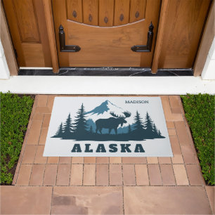 Custom Name & Text ALASKA Doormat